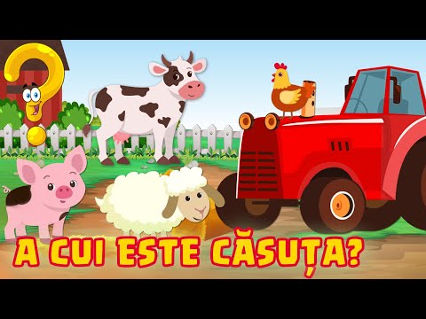 A cui este casuta? - Tractorul si Animalele de la Ferma | Copilasi Dragalasi