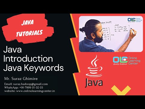 Java Tutorial Introduction To Java Java Basics Concepts Java Keywords Onlinelearningcenter