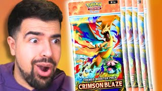 We Opened 100+ Crimson Blaze Packs In Pokemon Pocket