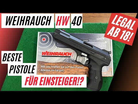 Weihrauch HW 40 im TEST–Schusstest | Unboxing & Test | DIE BESTE LUFTPISTOLE MIT PCA FÜR EINSTEIGER?