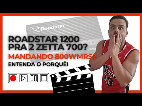 Roadstar 1200 pra 2 zetta 700? Mandando só 700 wrms pros 2? Porque isso acontece?