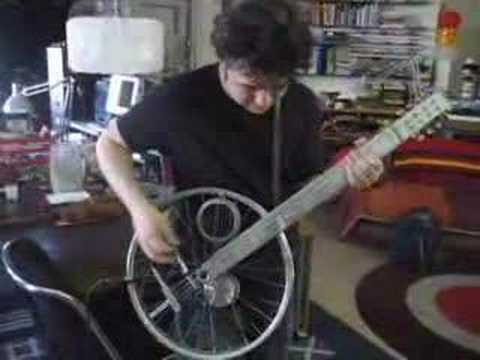 Adrian Romero - Playing Ken Butler's BicycleWheel