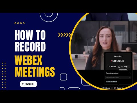 How to Record Your Next Webex Meetings