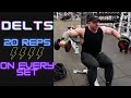 TERRIBLE TWENTIES SHOULDER WORKOUT | PRE WORKOUT ROUTINE