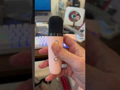 IROO Mini Karaoke Maschine mit 2 kabellosen Mikrofonen