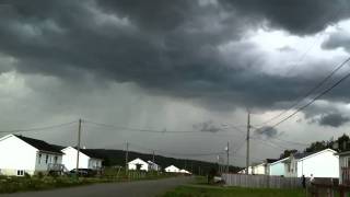 preview picture of video 'Bad thunderstorm 07/23/2011'