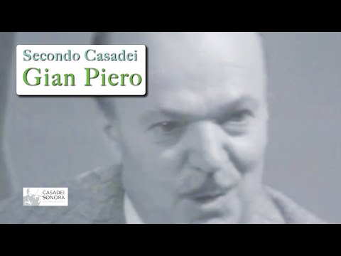 SECONDO CASADEI presenta il brano dedicato a suo figlio GIAN PIERO (Intervista TV originale)