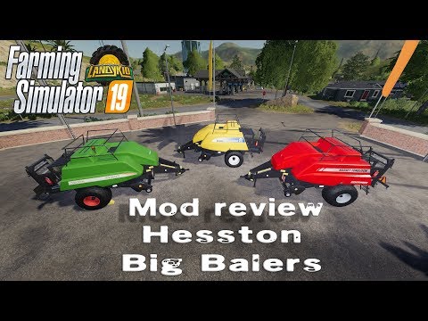 Farming Simulator 19 | Mod review | Hesston big baler