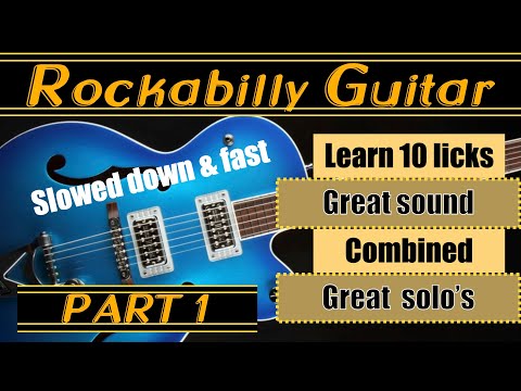 Rockabilly Learn 10 Licks Play Great Solo's Part 1