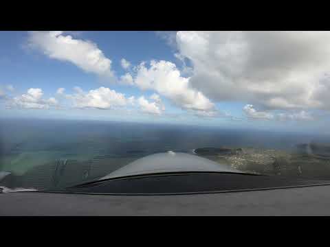 Da42 Twinstar landing at TDPD Malvil Halll airport in Dominica