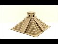 Cómo hacer con cartón el mejor templo maya ( how to make the Mayan Temple with cardboard)