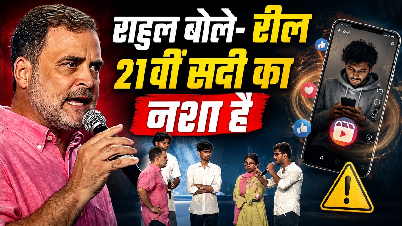 Rahul Gandhi Prayagraj Visit: रील 21वीं सदी का नशा है, हजार में से सिर्फ 12 युवाओं को परमानेंट नौकरी