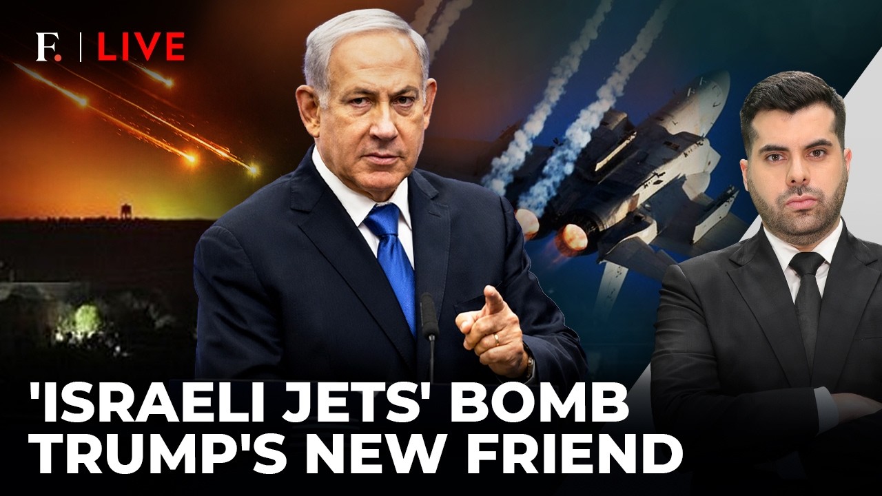 'Israeli Jets' Rain Bombs on Trump's New Partner; Airport Hit in Serial Strikes | Firstpost Live