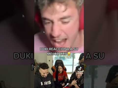DUKI REACCIONA A SU MEJOR CLIP 🤣 #duki #emilia #coscu