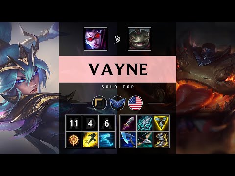 Vayne Top vs Tahm Kench: Rampage - NA Diamond Patch 14.24