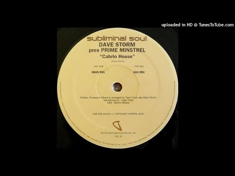 Dave Storm Presents Prime Minstrel ‎| Cabrio House (Main Mix)