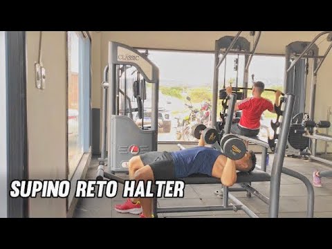 SUPINO RETO COM HALTER - APRENDA COMO FAZER