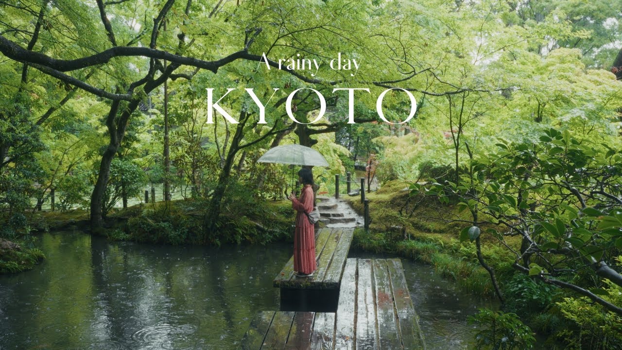 KYOTO in the Rain 🌧️ Visiting Temples, Gardens, and Cozy Cafes | Japan Travel Vlog