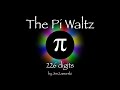 The Pi Waltz - 226 digits - chromatic π base 12