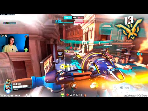 FDGOD PRO LUCIO IN RANKED! [ OVERWATCH 2 TOP 500 ]