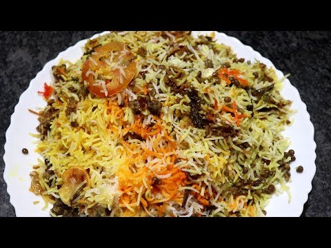 Khadi Masoor Dal Keema Pulao | Delicious Rice Recipe | Yasmin Huma Khan Video