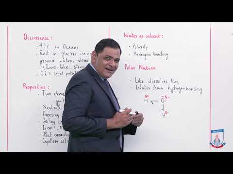 Class 10 - Chemistry - Chapter 15 - Lecture 1 - Introduction Of Water - Allied Schools