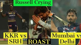 KKR vs SRH | MI vs DC Roast Review| IPL 2019