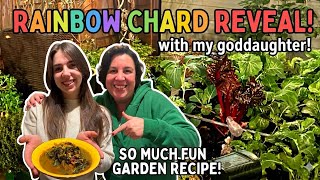 Rainbow Chard with Half-Moon Onions & “No Goat Curry” Sauce | Vegan Garden to Table Recipe