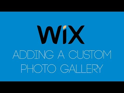 Adding A Custom Photo Gallery To Your Wix Website - Wix com Tutorial - Wix My Website