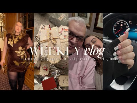weekly vlog…Christmas  at home, getting ready for barbados & a family update 
