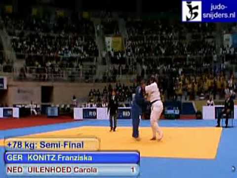 Judo 2009 Rio de Janeiro: Konitz (GER) - Uilenhoed (NED) [+78kg].