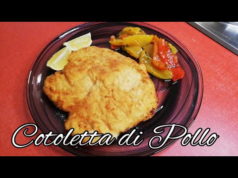 Cotoletta di Pollo ( Cottura alla Milanese ) . Croccante e Buonissima @ChefJasonznc