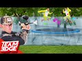 Trampoline Duck Hunt Challenge Painful Paintball Edition