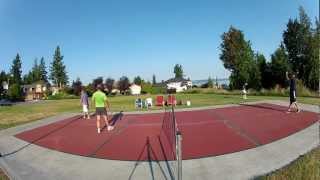 Erne Perry-Rick Young vs. Marvin Oakrum-Brett Raymond Pickleball HD
