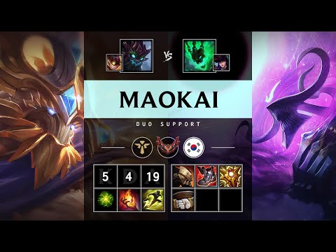 Maokai Support vs Thresh - KR Grandmaster Patch 25.14