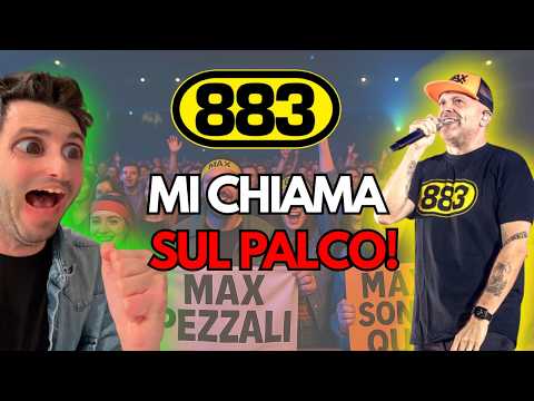 Me at 14 at my first concert with friends | Max Pezzali calls me on stage