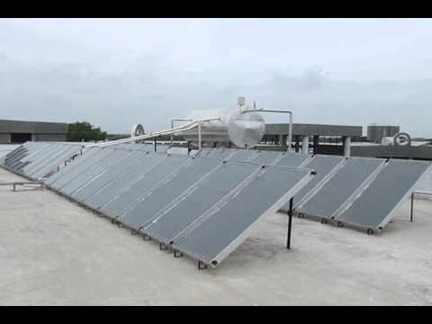 Industrial solar water heaters