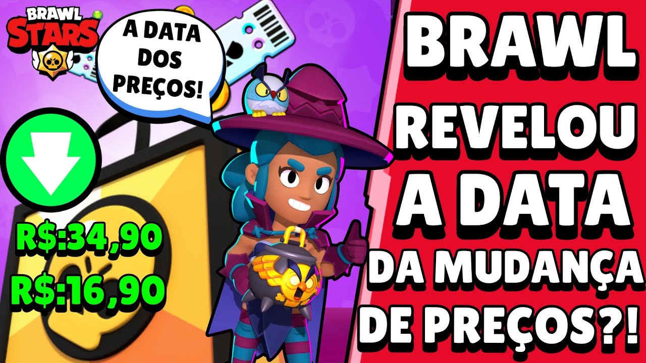 NOTÍCIA BOA! BRAWL STARS REVELA DATA da MUDANÇA de PREÇOS no JOGO!?