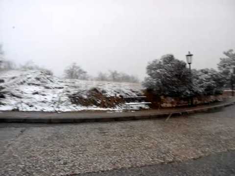 Snow in Kilkis Greece