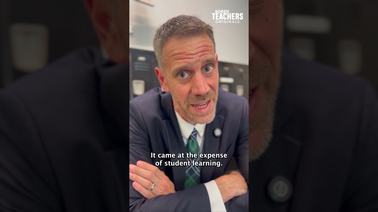 Principal Lamb is speaking for every teacher who’s ever been talked over 😤