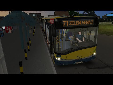 OMSI 2 Beograd SOLARIS URBINO 18 Linija 71 Zeleni Venac
