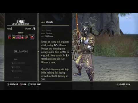 ESO Legit 5,500 Weapon Damage Build|2h/Bow Stamina Nightblade