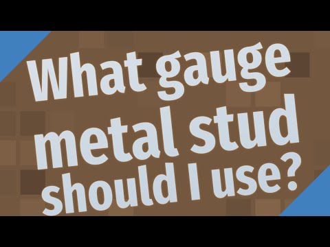 Metal Stud Widths