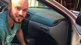 Replacing a blower motor resistor: Ford Taurus common issues quick fix