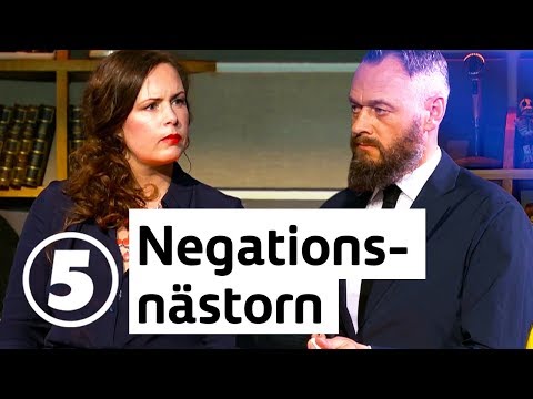 Alla mot alla med Filip och Fredrik | Hanna Hellquist och Olof Lundh löser krångliga meningar