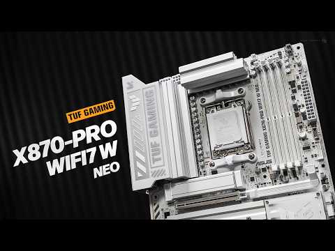 The strangest X870 motherboard yet -ASUS TUF Gaming X870-Pro WIFI7 W Neo