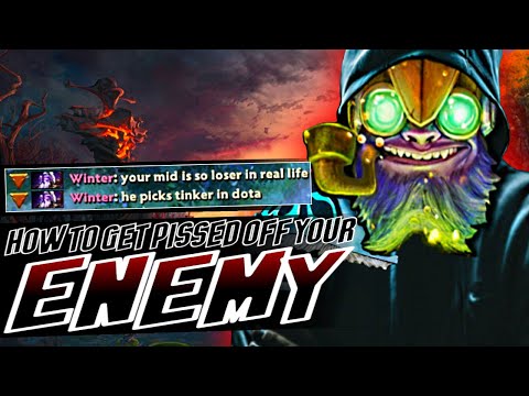 TINKER - HOW TO GET MAD YOUR MIDLANE OPPONENT | DOTA 2 7.31D | MYDATON TINKER