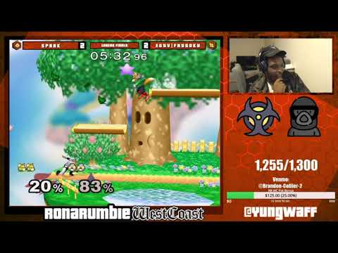 Rona Rumble: West Coast IX | Loser's Finals | Spark (Sheik) vs FatGoku (Fox)