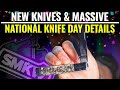 new knives and massive national knife day 2024 details