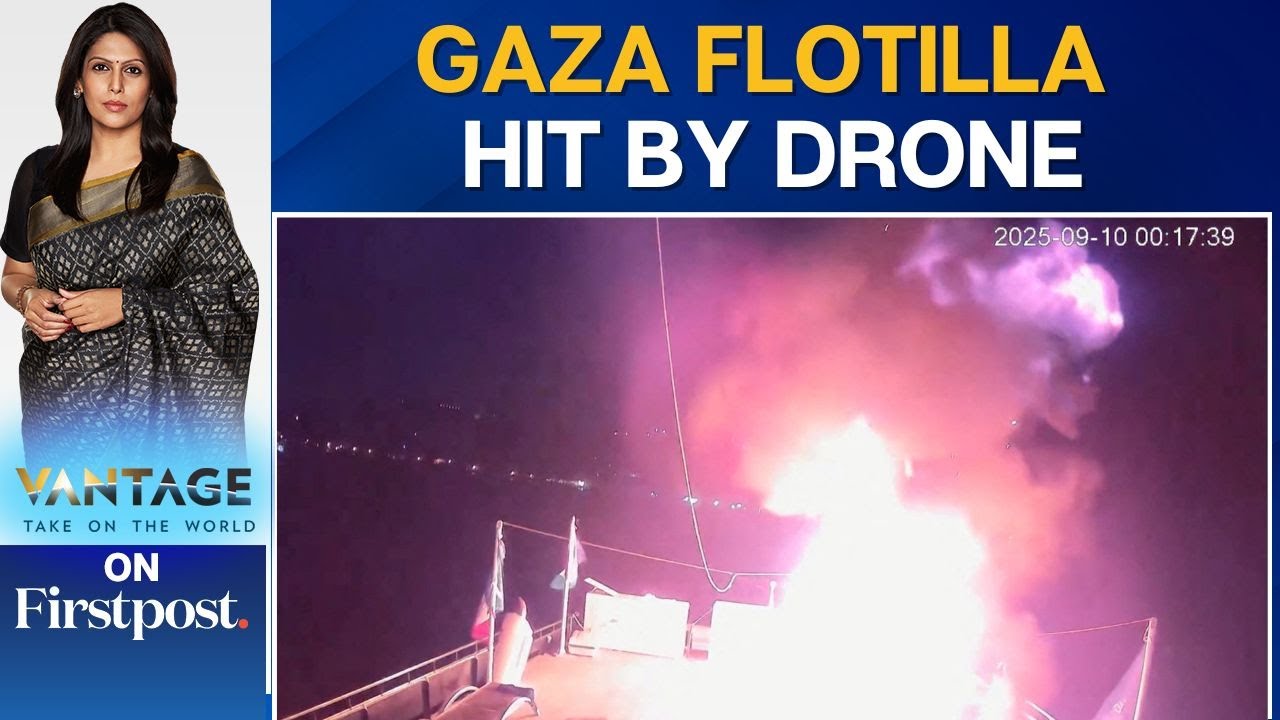 Gaza Aid Flotilla Reports Second Drone Attack in 24 Hours | Vantage with Palki Sharma